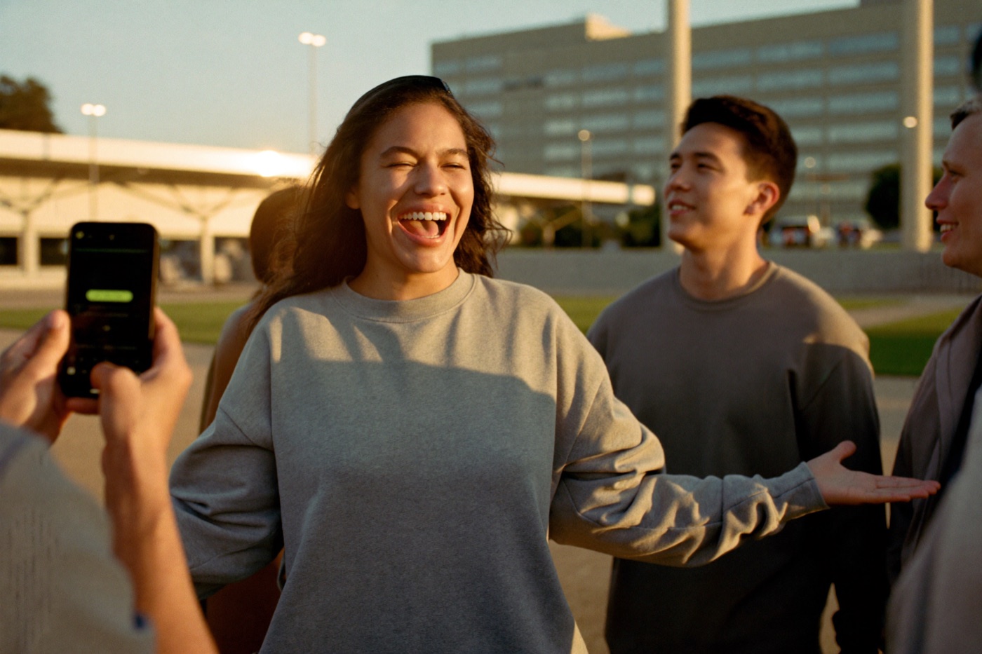 A campus ambassador